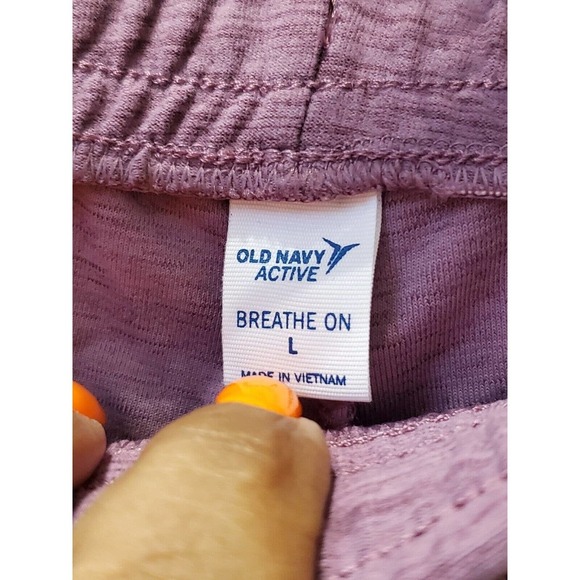 Old Navy Active Women's Purple Polyester Pull On Mid Rise Jogger Pant Size Large - Picture 6 of 12